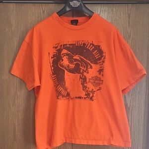 Harley-Davidson Vibrant Orange Tee with Graphic